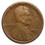 1925-S Lincoln Cent 50-Coin Roll Avg Circ