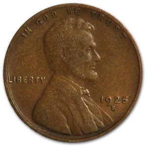 1925-S Lincoln Cent Good/Fine