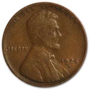 1925-S Lincoln Cent Good/Fine 1925-S Lincoln Cent Good/Fine