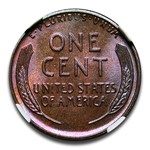 1925-S Lincoln Cent MS-64 NGC (Red/Brown)