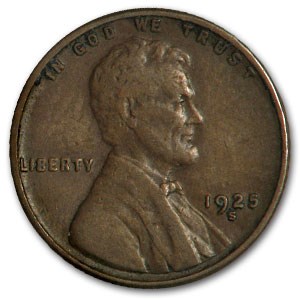 1925-S Lincoln Cent VF 1925-S Lincoln Cent VF