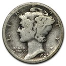 1925-S Mercury Dime Good/VG