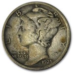 1925-S Mercury Dime VF