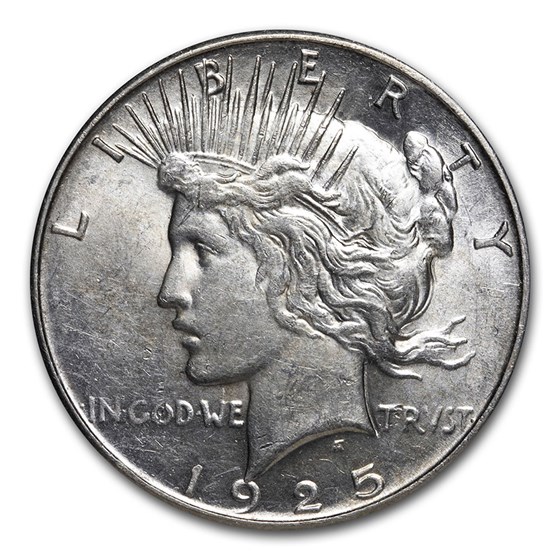 1925-S Peace Dollar AU-58 1925-S Peace Dollar AU-58