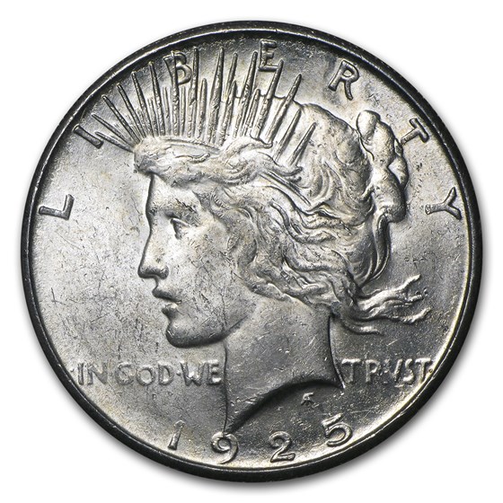 1925-S Peace Dollar AU 1925-S Peace Dollar AU
