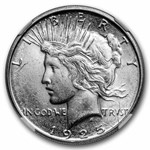 1925-S Peace Dollar MS-64 NGC