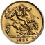 1925-SA South Africa Gold 1/2 Sovereign AU