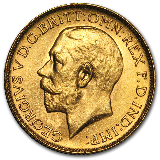 1925-SA South Africa Gold Sovereign George V BU (Large bust) 1925-SA South Africa Gold Sovereign George V BU (Large bust)
