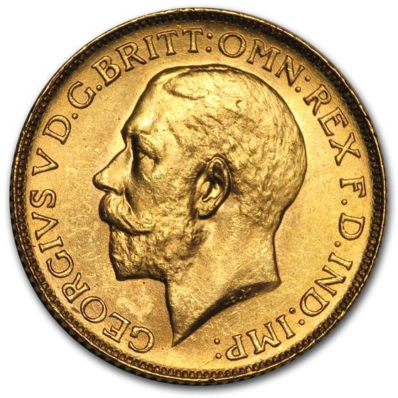 1925-SA South Africa Gold Sovereign George V BU 1925-SA South Africa Gold Sovereign George V BU