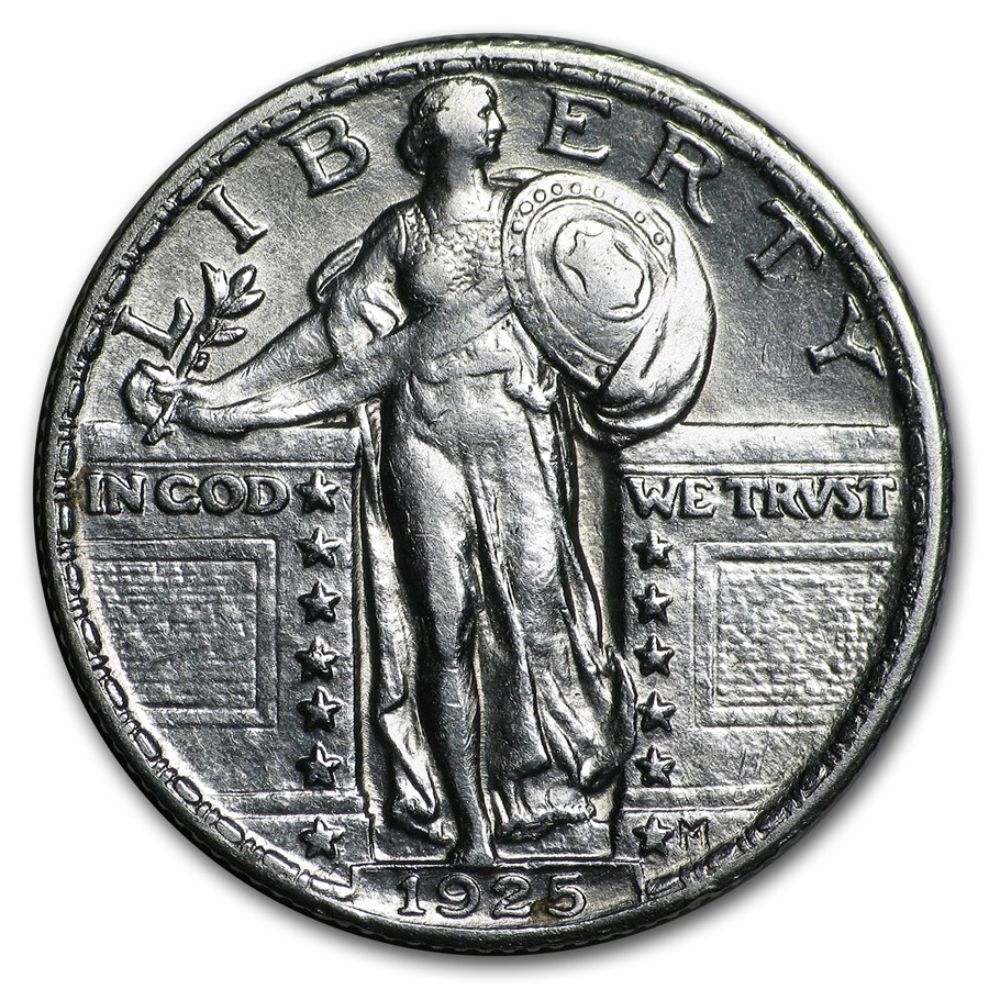 1925 Standing Liberty Quarter AU