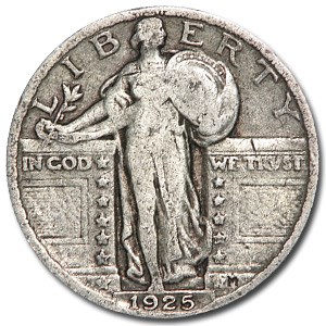 1925 Standing Liberty Quarter Good/VG 1925 Standing Liberty Quarter Good/VG