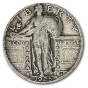 1925 Standing Liberty Quarter VF