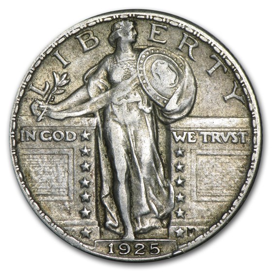 1925 Standing Liberty Quarter XF 1925 Standing Liberty Quarter XF