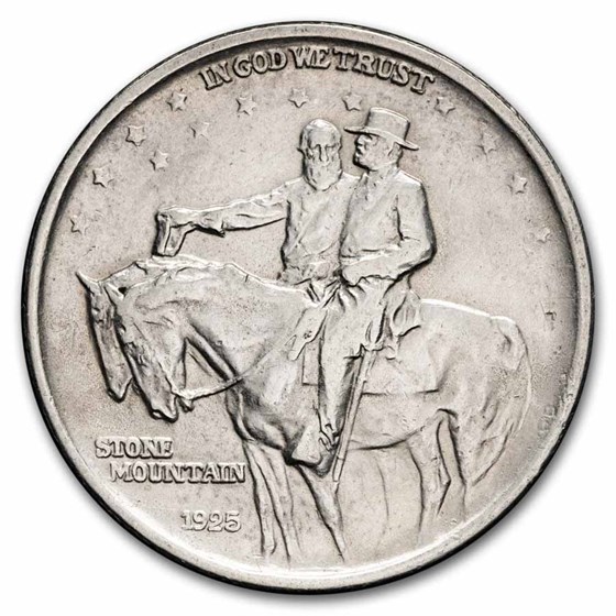 1925 Stone Mountain Commem Half AU Details 1925 Stone Mountain Commem Half AU Details