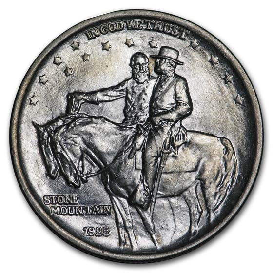 1925 Stone Mountain Commemorative Half AU (Double Die Obv) 1925 Stone Mountain Commemorative Half AU (Double Die Obv)
