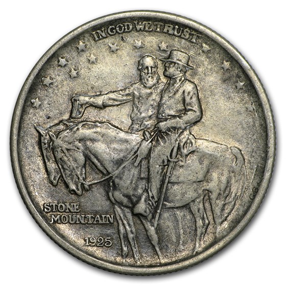 1925 Stone Mountain Memorial Half Dollar AU (Toned) 1925 Stone Mountain Memorial Half Dollar AU (Toned)