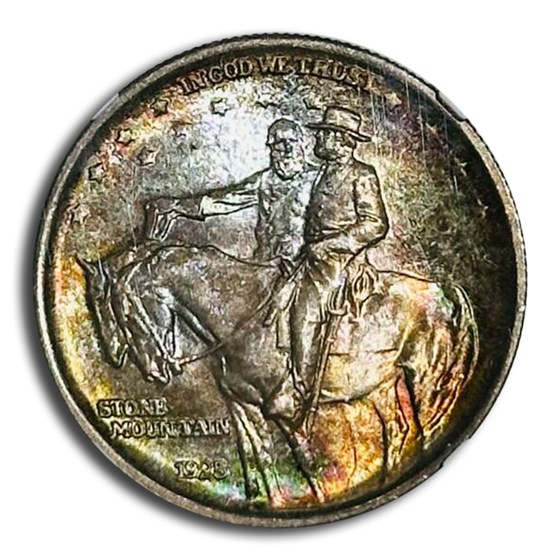 1925 Stone Mountain Memorial Half Dollar Commem MS-68 NGC 1925 Stone Mountain Memorial Half Dollar Commem MS-68 NGC