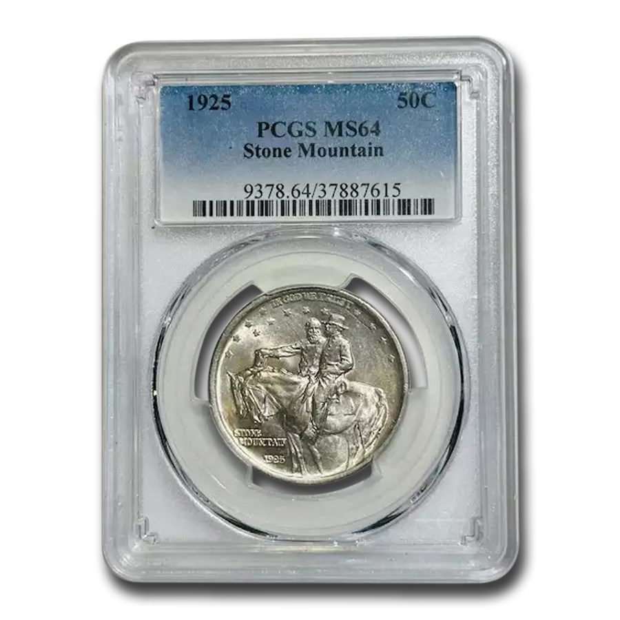 1925 Stone Mountain Memorial Half Dollar MS-64 PCGS