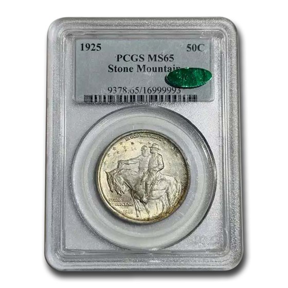1925 Stone Mountain Memorial Half Dollar MS-65 PCGS (CAC) 1925 Stone Mountain Memorial Half Dollar MS-65 PCGS (CAC)