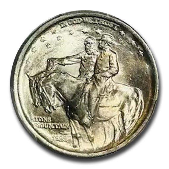 1925 Stone Mountain Memorial Half Dollar MS-66 PCGS 1925 Stone Mountain Memorial Half Dollar MS-66 PCGS