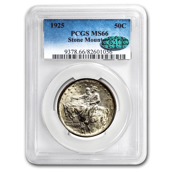 1925 Stone Mountain Memorial Half MS-66 PCGS CAC 1925 Stone Mountain Memorial Half MS-66 PCGS CAC