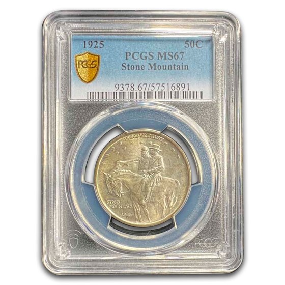 1925 Stone Mountain Memorial Half MS-67 PCGS