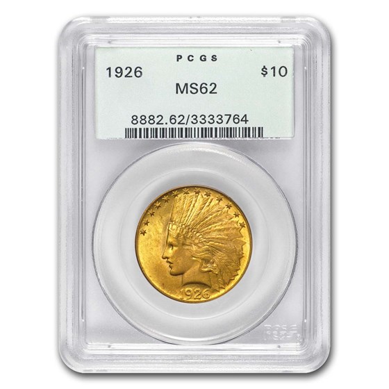1926 $10 Indian Gold Eagle MS-62 PCGS 1926 $10 Indian Gold Eagle MS-62 PCGS