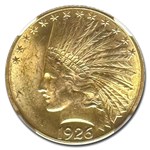 1926 $10 Indian Gold Eagle MS-63 NGC