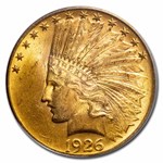 1926 $10 Indian Gold Eagle MS-63 PCGS