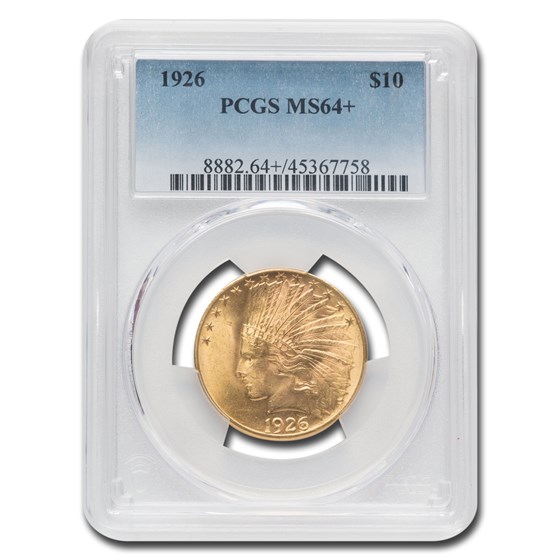 1926 $10 Indian Gold Eagle MS-64+ PCGS 1926 $10 Indian Gold Eagle MS-64+ PCGS