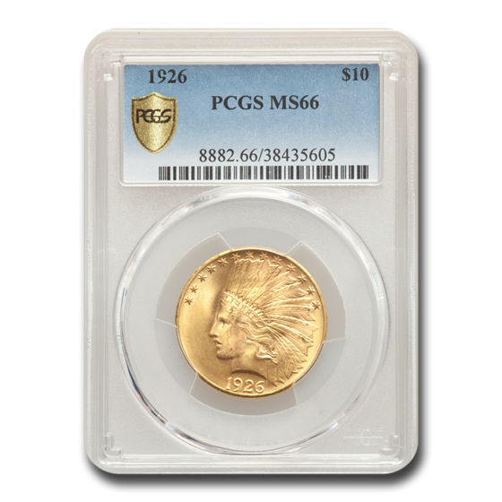 1926 $10 Indian Gold Eagle MS-66 PCGS 1926 $10 Indian Gold Eagle MS-66 PCGS