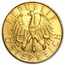 1926-1931 Austria Gold 25 Schillings (Random Dates, Abrasions)