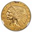 1926 $2.50 Indian Gold Quarter Eagle MS-62 NGC