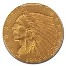 1926 $2.50 Indian Gold Quarter Eagle MS-62 PCGS 1926 $2.50 Indian Gold Quarter Eagle MS-62 PCGS