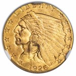1926 $2.50 Indian Gold Quarter Eagle MS-63 NGC