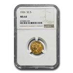 1926 $2.50 Indian Gold Quarter Eagle MS-64 NGC
