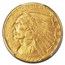 1926 $2.50 Indian Gold Quarter Eagle MS-64+ PCGS CAC (Plus)