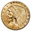 1926 $2.50 Indian Gold Quarter Eagle MS-64 PCGS