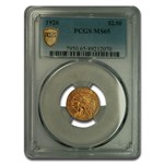 1926 $2.50 Indian Gold Quarter Eagle MS-65 PCGS