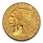 1926 $2.50 Indian Gold Quarter Eagle MS-65 PCGS