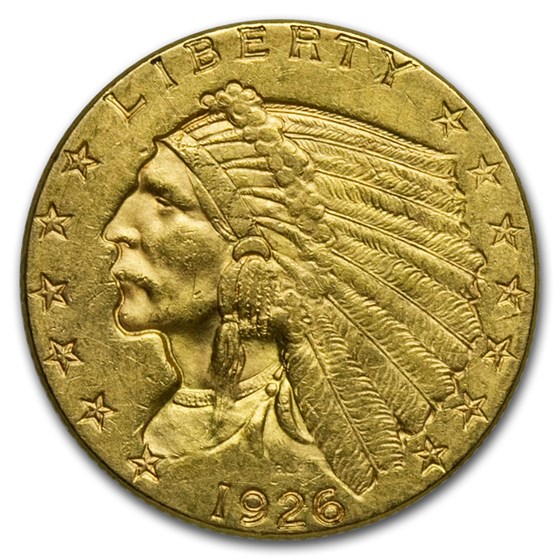 1926 $2.50 Indian Gold Quarter Eagle XF 1926 $2.50 Indian Gold Quarter Eagle XF