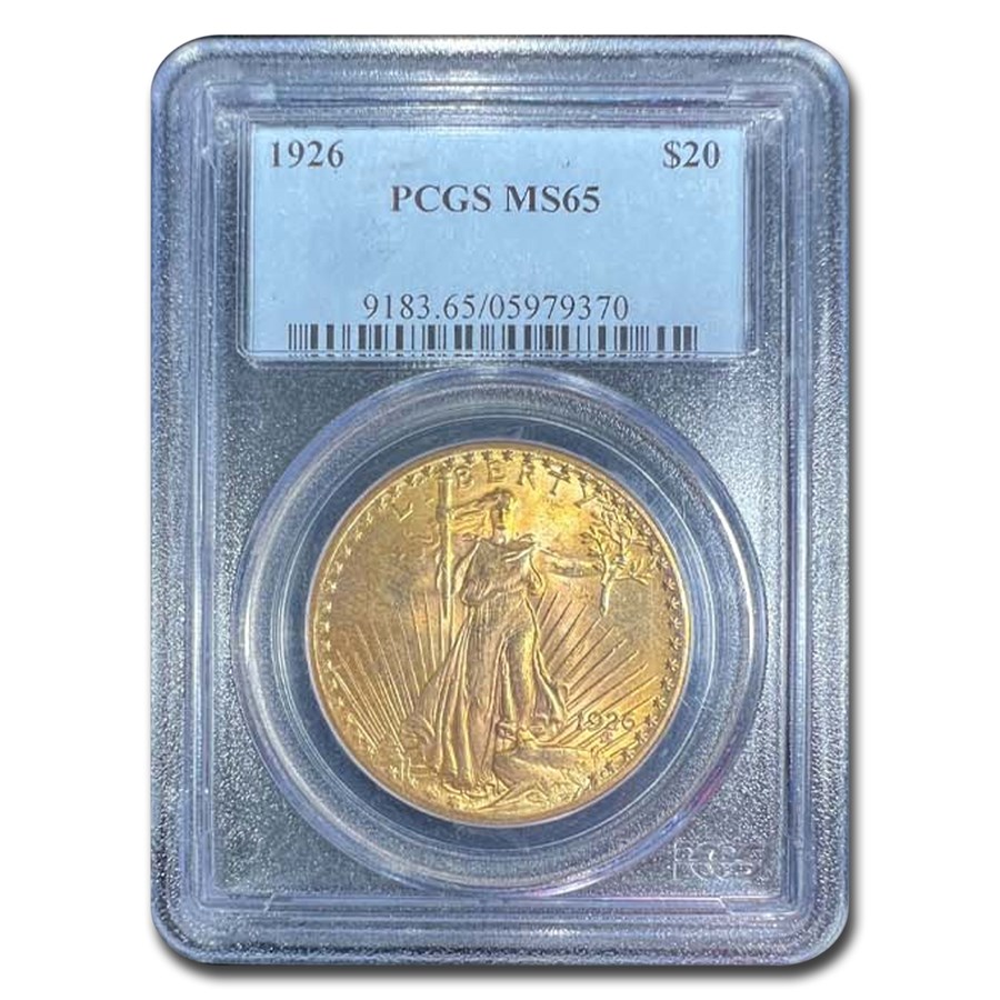 Buy 1926 Saint Gaudens Gold Double Eagle Ms 65 Pcgs Apmex