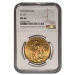 1926 $20 St Gaudens Gold Double Eagle MS-64 NGC (TDO FS-101)