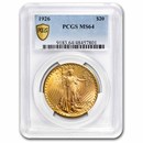 1926 $20 St Gaudens Gold Double Eagle MS-64 PCGS