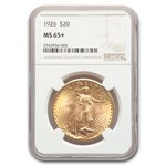 1926 $20 St Gaudens Gold Double Eagle MS-65+ NGC