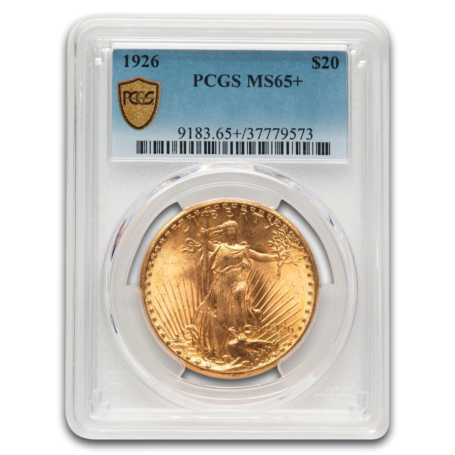 1926 $20 St Gaudens Gold Double Eagle MS-65+ PCGS