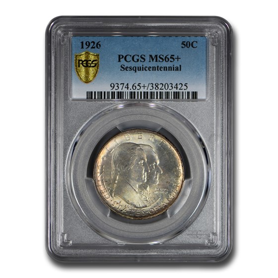 1926 America Sesquicentennial Half Dollar Commem MS-65+ PCGS 1926 America Sesquicentennial Half Dollar Commem MS-65+ PCGS