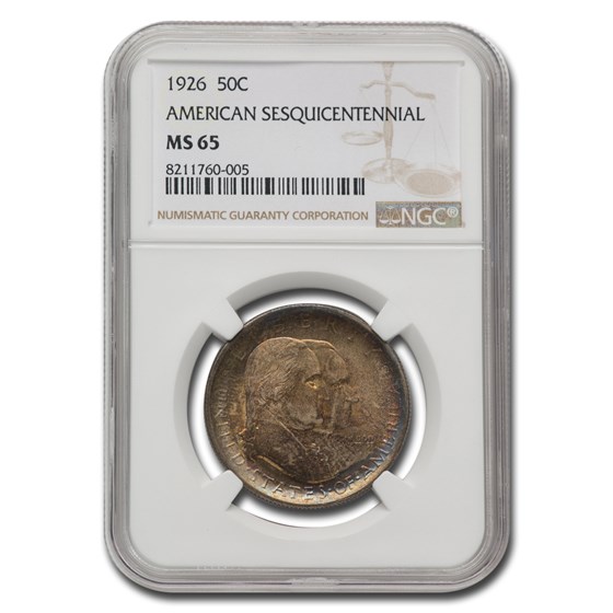1926 America Sesquicentennial Half Dollar MS-65 NGC 1926 America Sesquicentennial Half Dollar MS-65 NGC