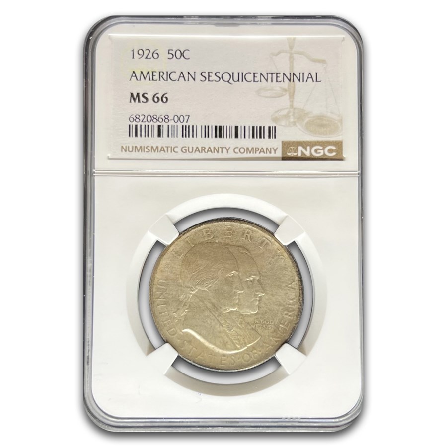 1926 America Sesquicentennial Half Dollar MS-66 NGC