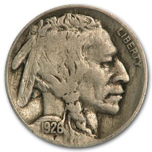 1926 Buffalo Nickel Fine 1926 Buffalo Nickel Fine